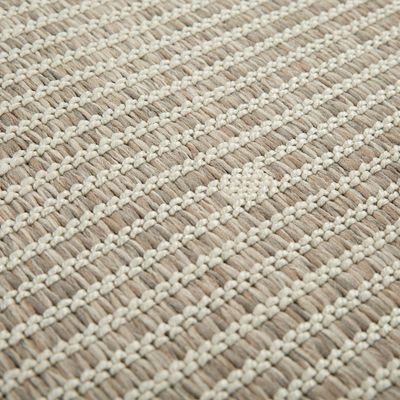 Imagen 2 del producto Alfombra Dots Fringes Greige 200x280 cm Beige