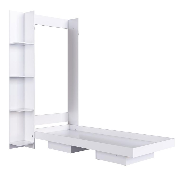Cama 1 plaza Cama plegable Vancouver Blanco