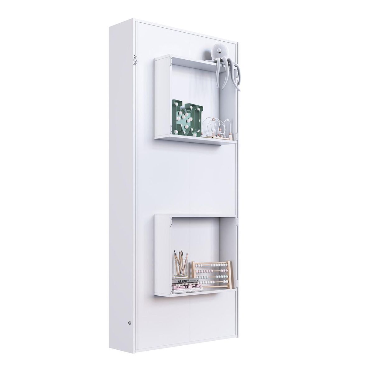 HOGA - Cama 1.5 plazas Cama plegable Vancouver Blanco