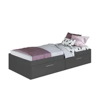 Cama 1.5 plazas Europea Tokio Gris