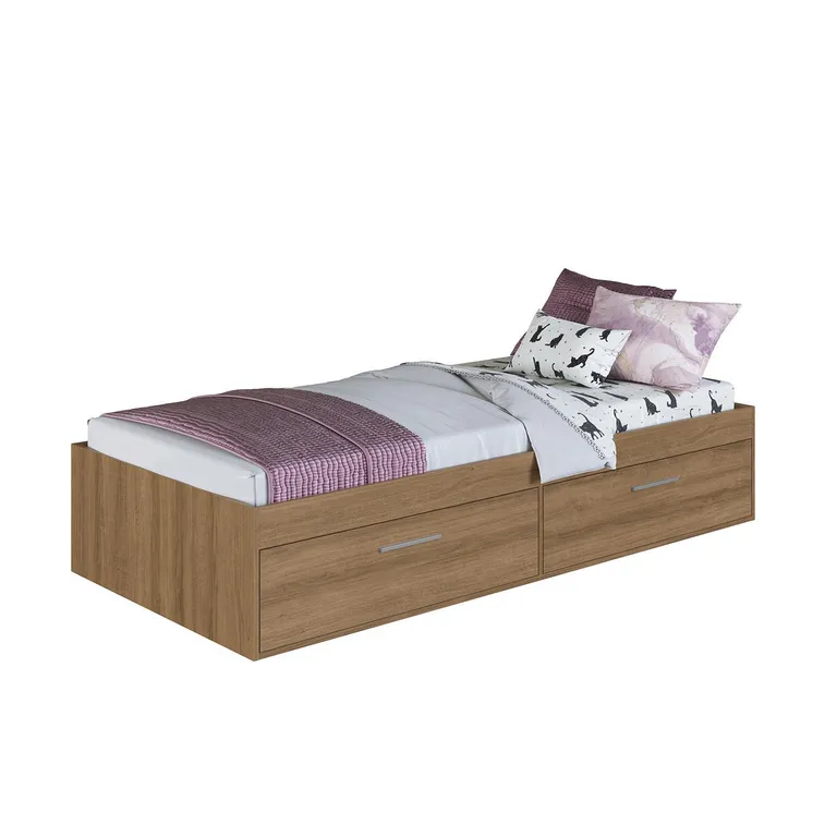 Cama Tokio 1.5 plazas Café