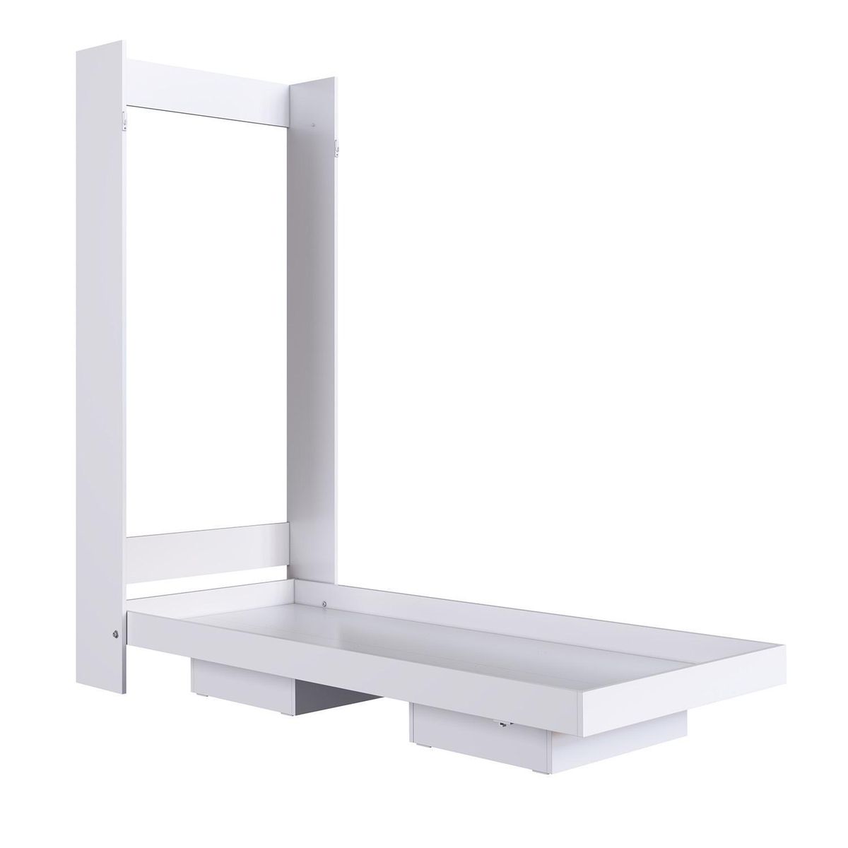 HOGA - Cama 1 plaza Cama plegable Vancouver Blanco
