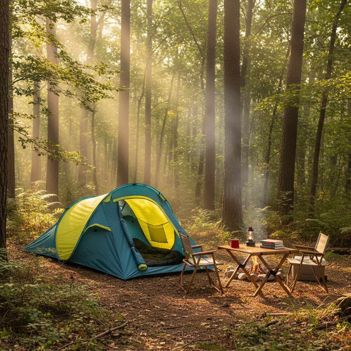 BESTWAY - Carpa Pop Up Pavillo 2 Personas Verde Agua/Amarillo
