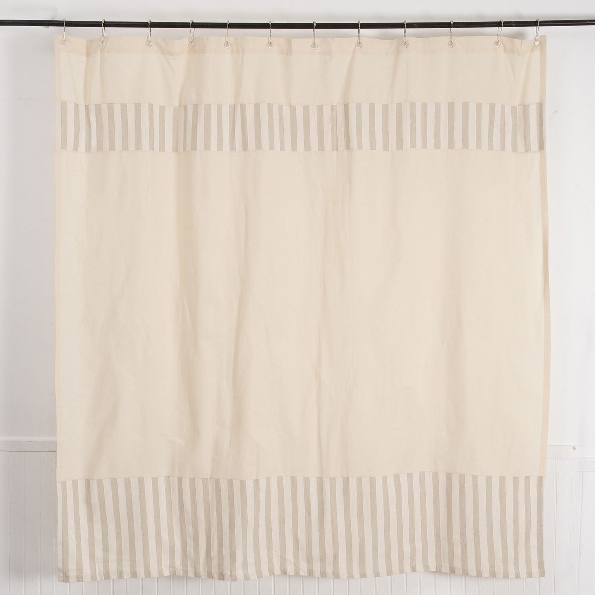 MASHINI - Cortina De baño 180x180 cm Natural