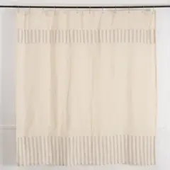 MASHINI - Cortina De baño 180x180 cm Natural