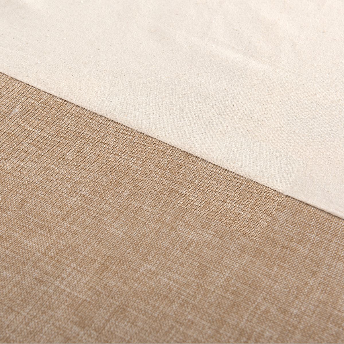 MASHINI - Cortina De baño 180x180 cm Beige Natural