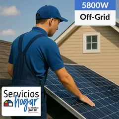 SERVICIOS HOGAR - Proyecto de Instalación energia solar 5800 W Off-Grid