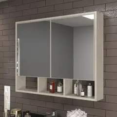 HOME MOBILI - Mueble Botiquín aereo 80 cm Amsterdam color marmol