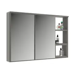 HOME MOBILI - Mueble Botiquín aereo 100 cm Mallorca color gris
