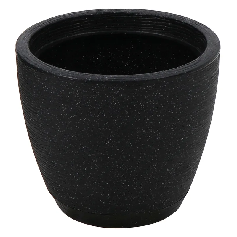 TRAMONTINA - Maceta de Polipropileno 28.5x24 cm Negro