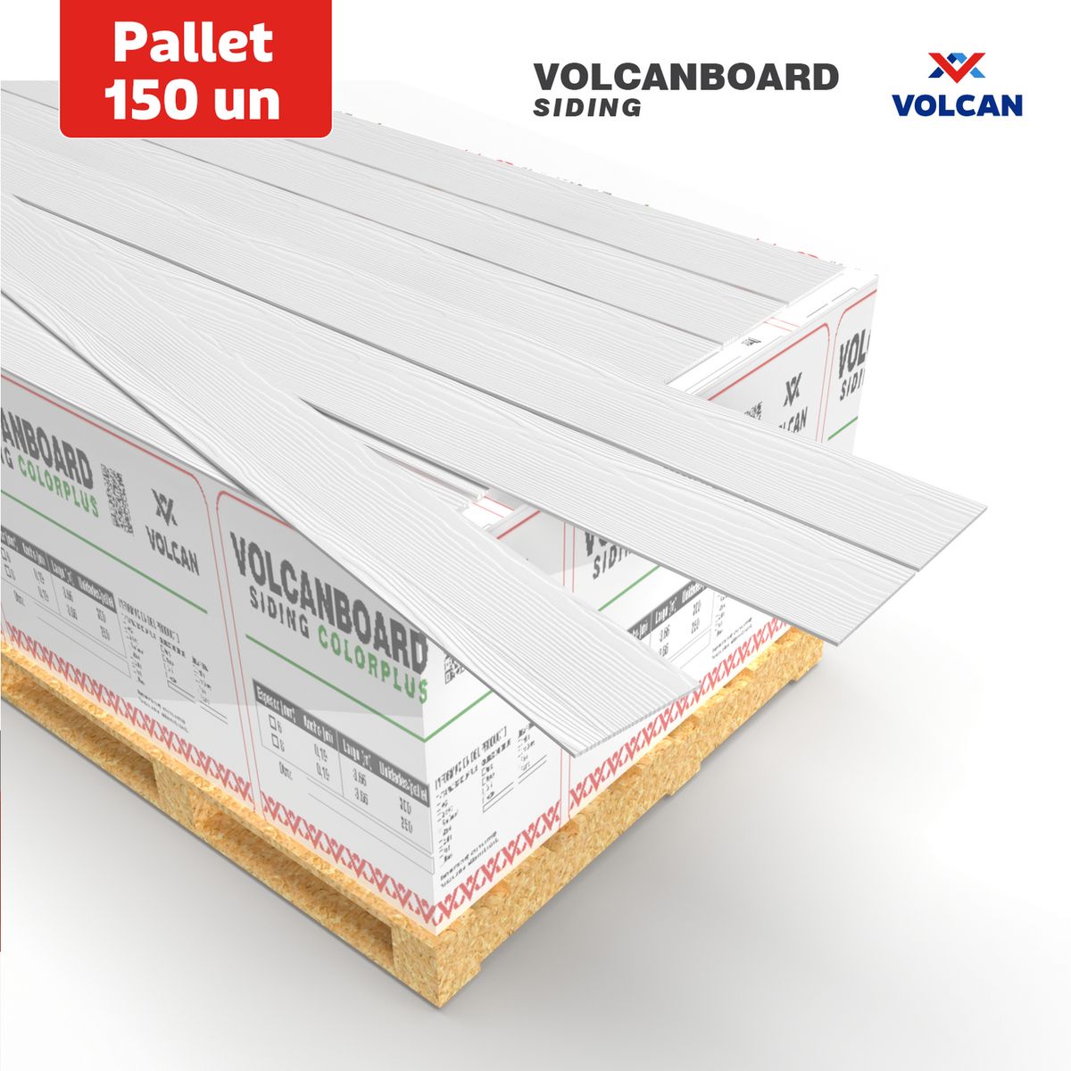 VOLCAN - Volcanboard Siding 6x19x366 150 un