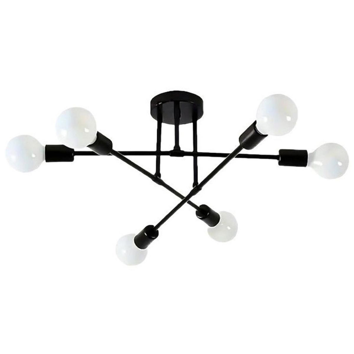 MOOD - Lámpara de Techo Átomos Metal Negro