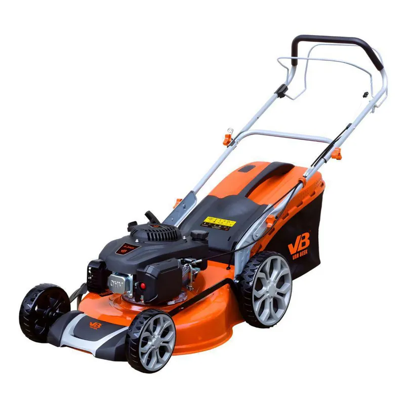VAN BEEK - Cortadora de Pasto Autopropulsada 6.5 HP Colector 70L 196cc Corte 21"