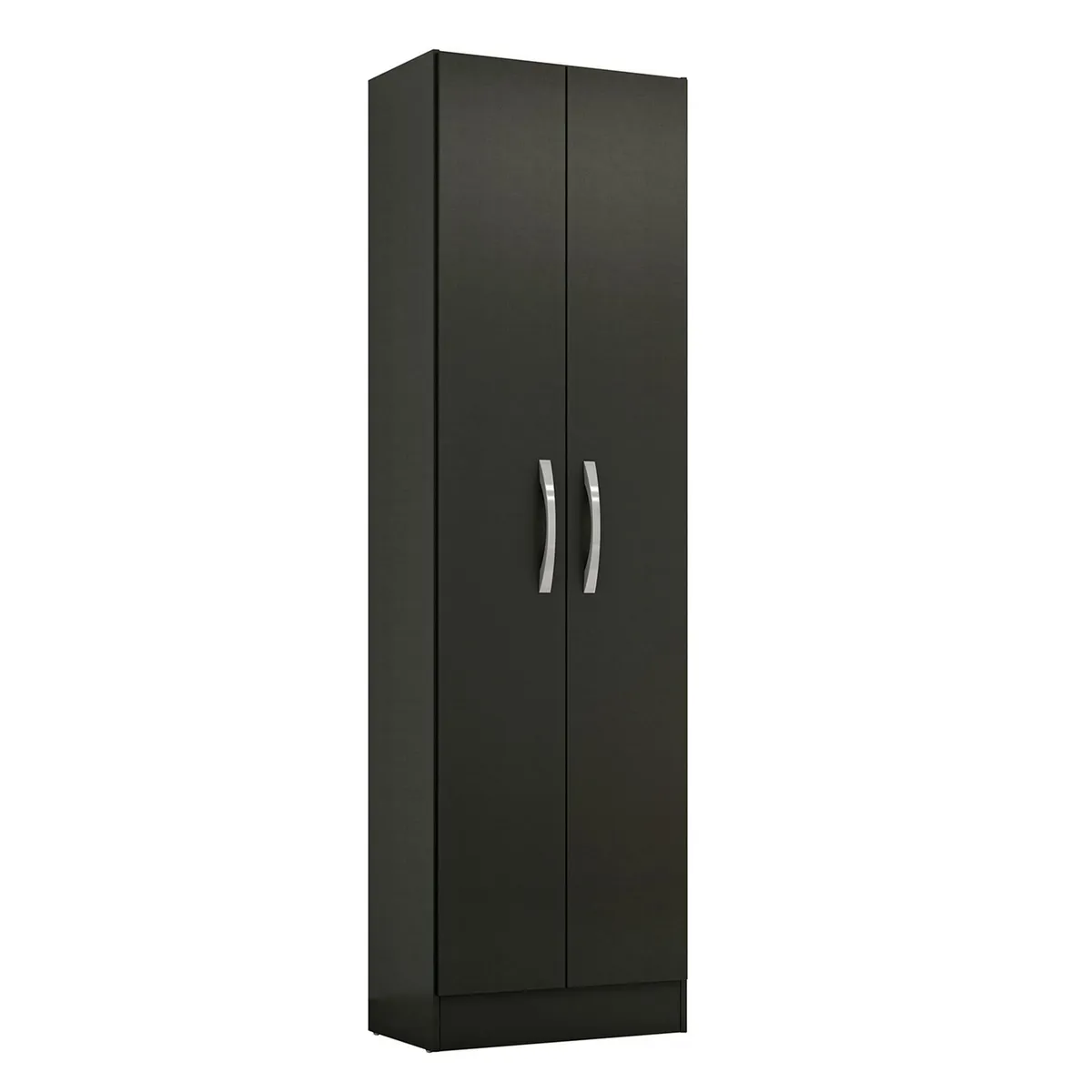 HOME MOBILI - Mueble despensa Niza 2 puertas negro