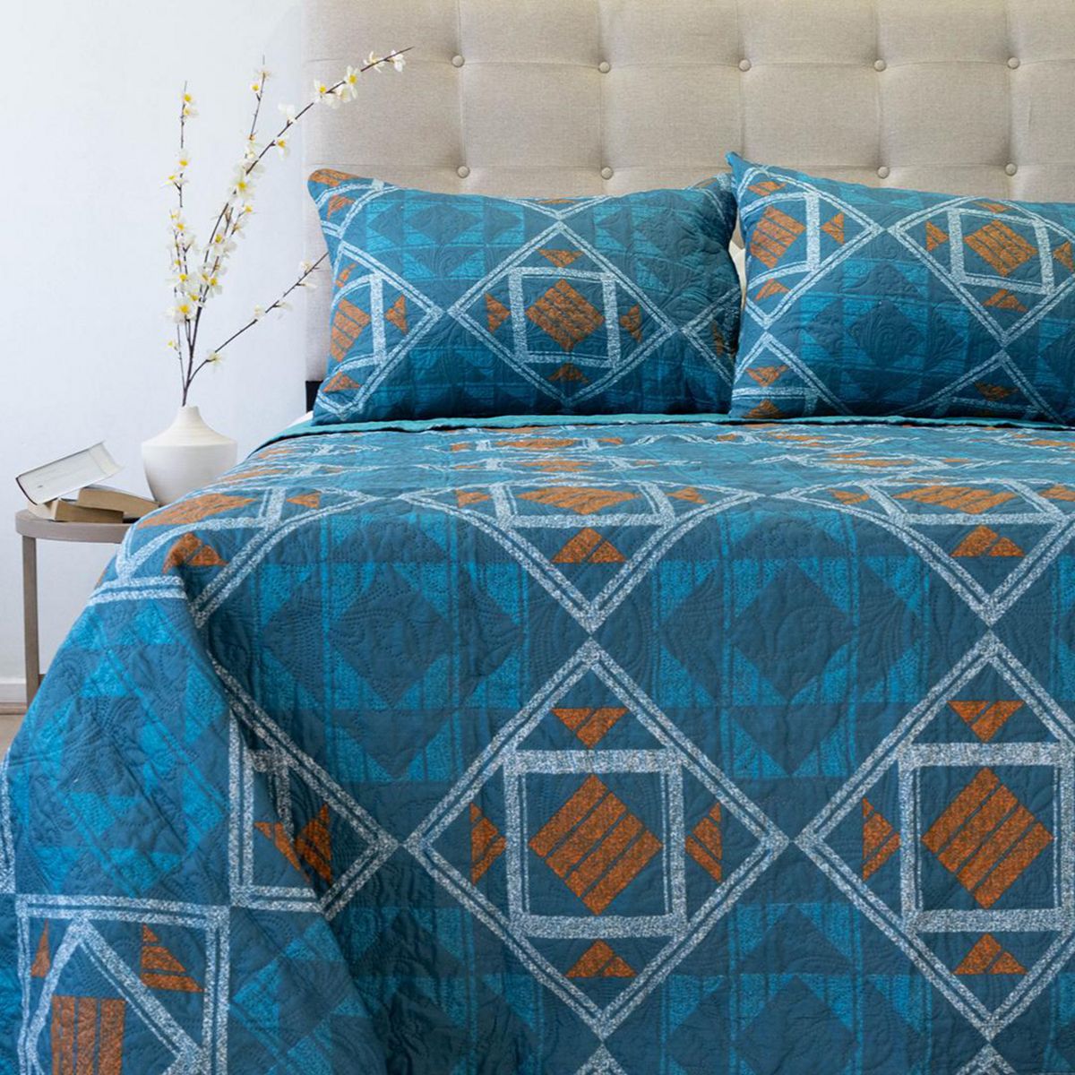 DORAL - Quilt 2 plazas Origins Diseños 