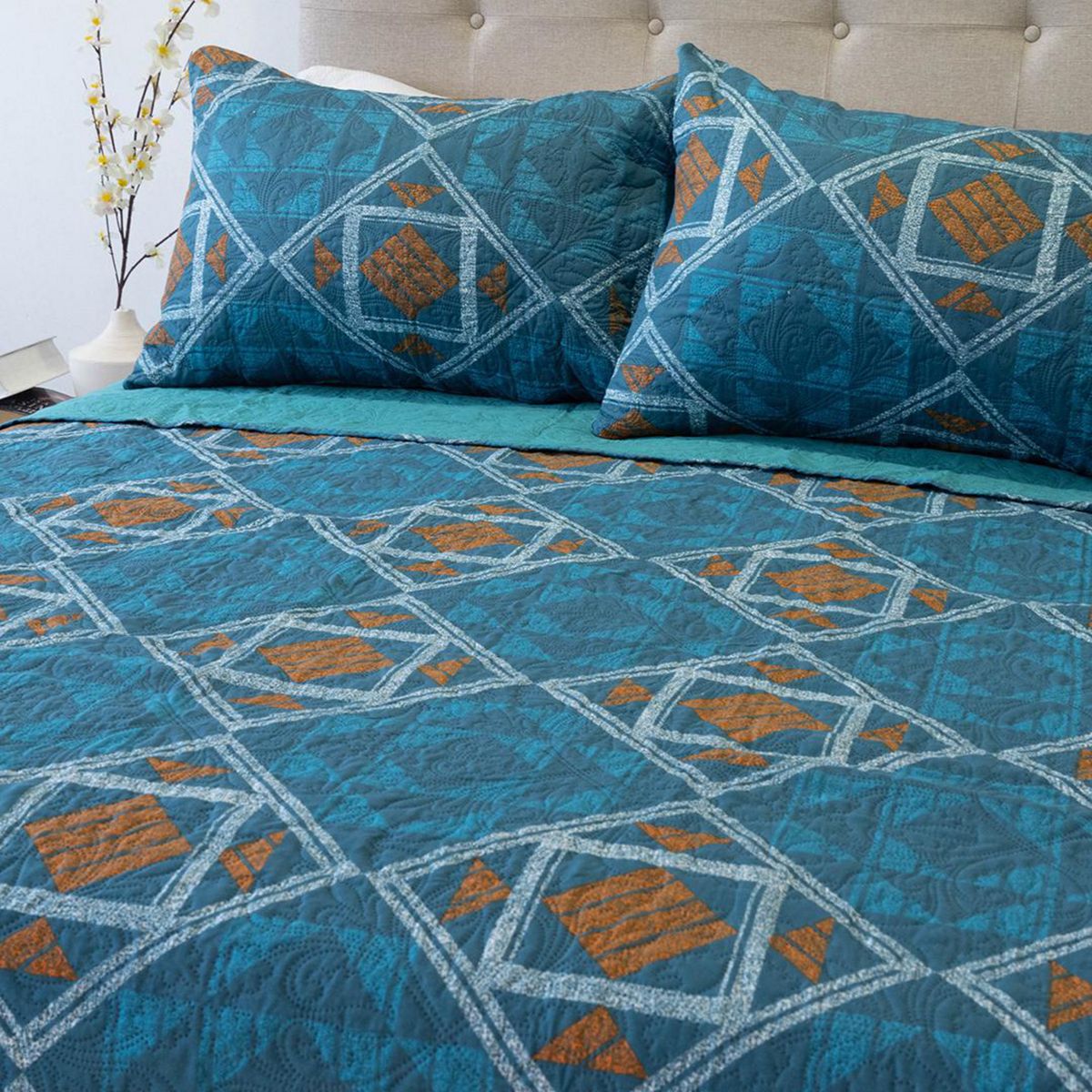DORAL - Quilt 2 plazas Origins Diseños 