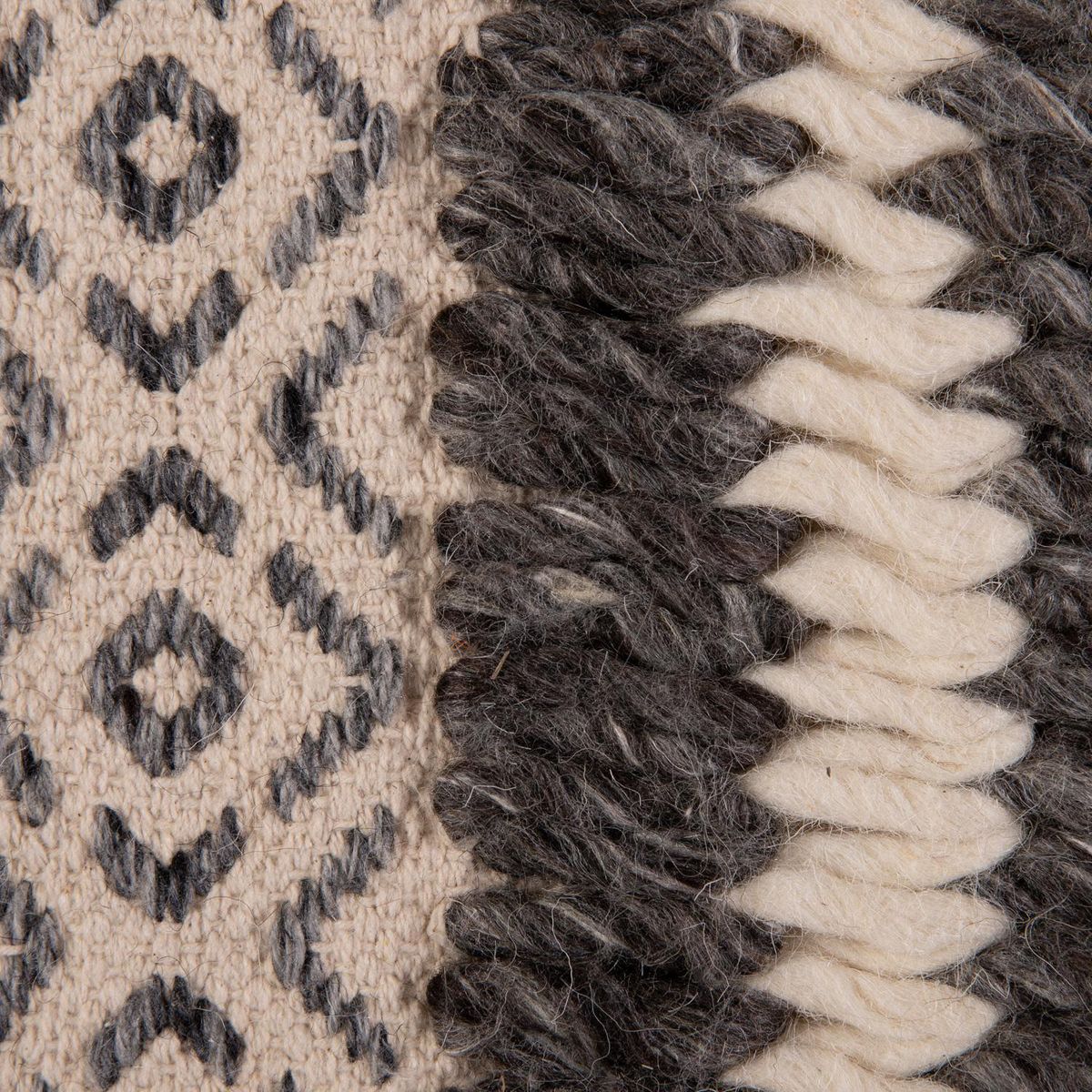 DIB - Alfombra WOOL CO 160x230 cm GRIS