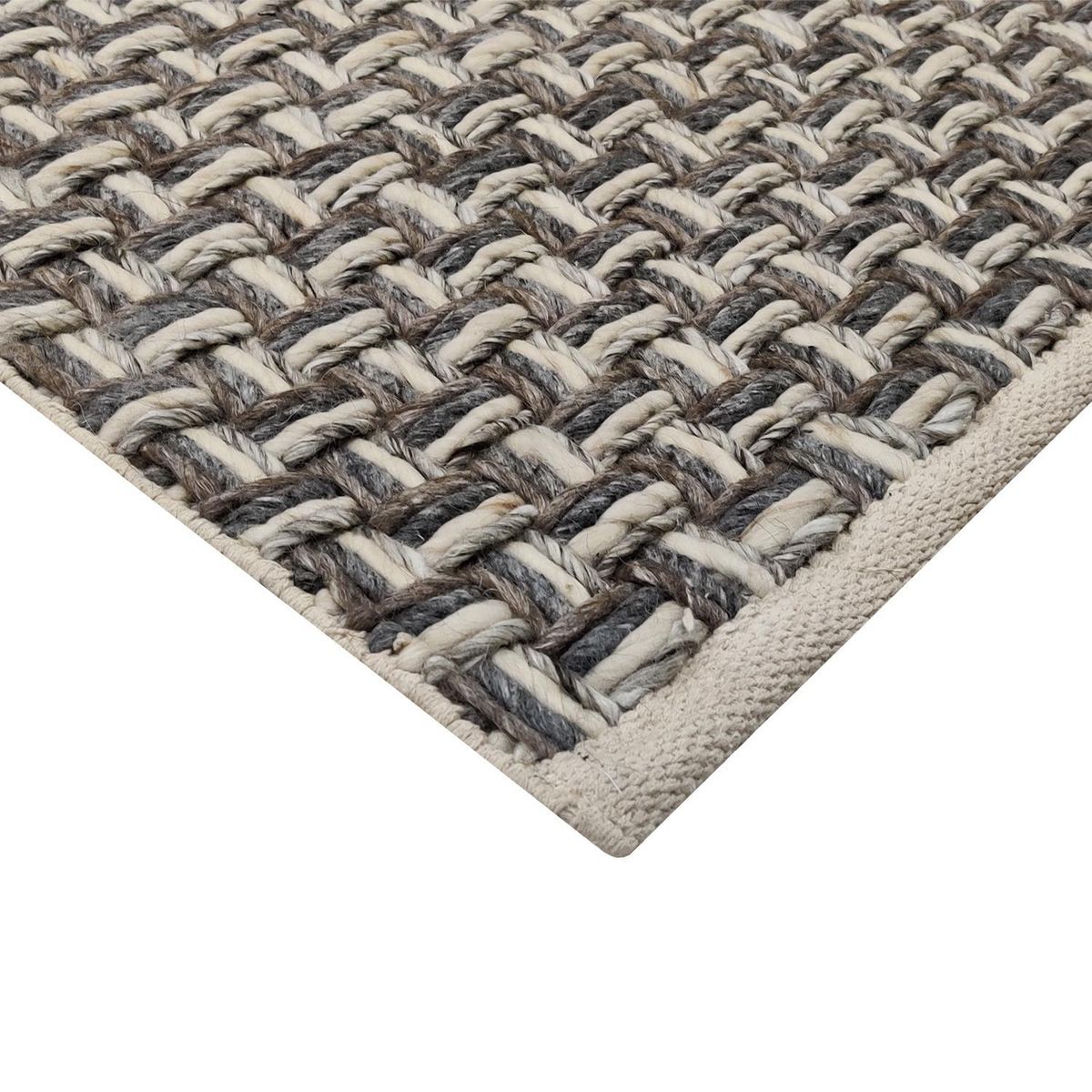 DIB - Alfombra WOOL MIX 160x230 cm GRIS
