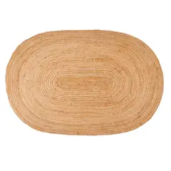 DIB - Alfombra YUTE BRAIDED 90x150 cm BEIGE