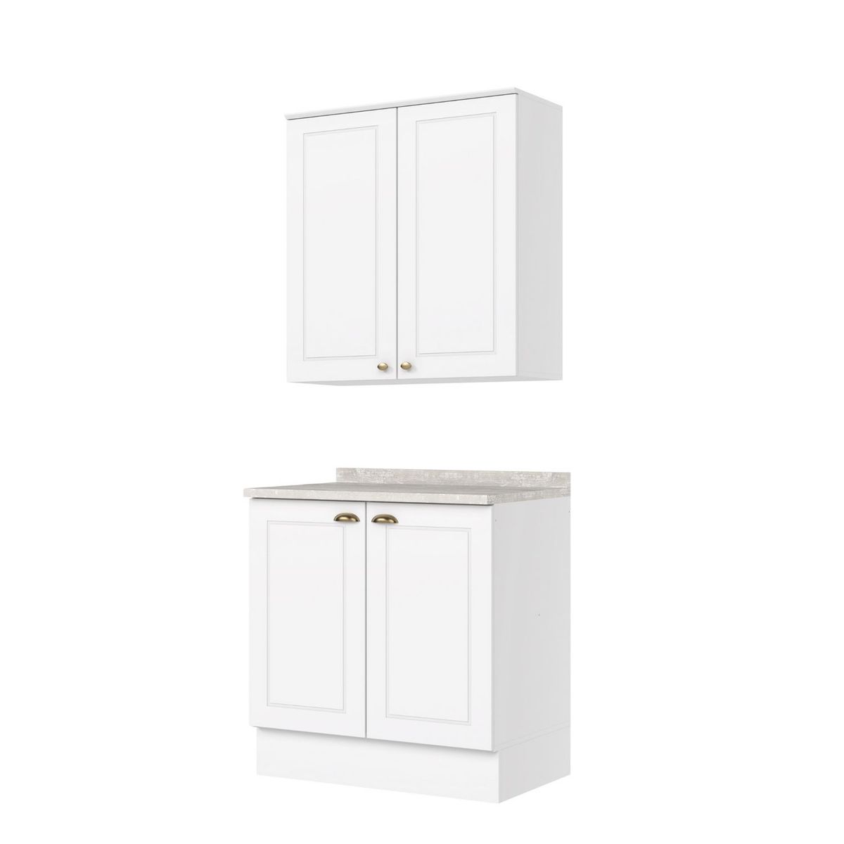 HOME MOBILI - Mueble de cocina modulado 80 cm Americana blanco