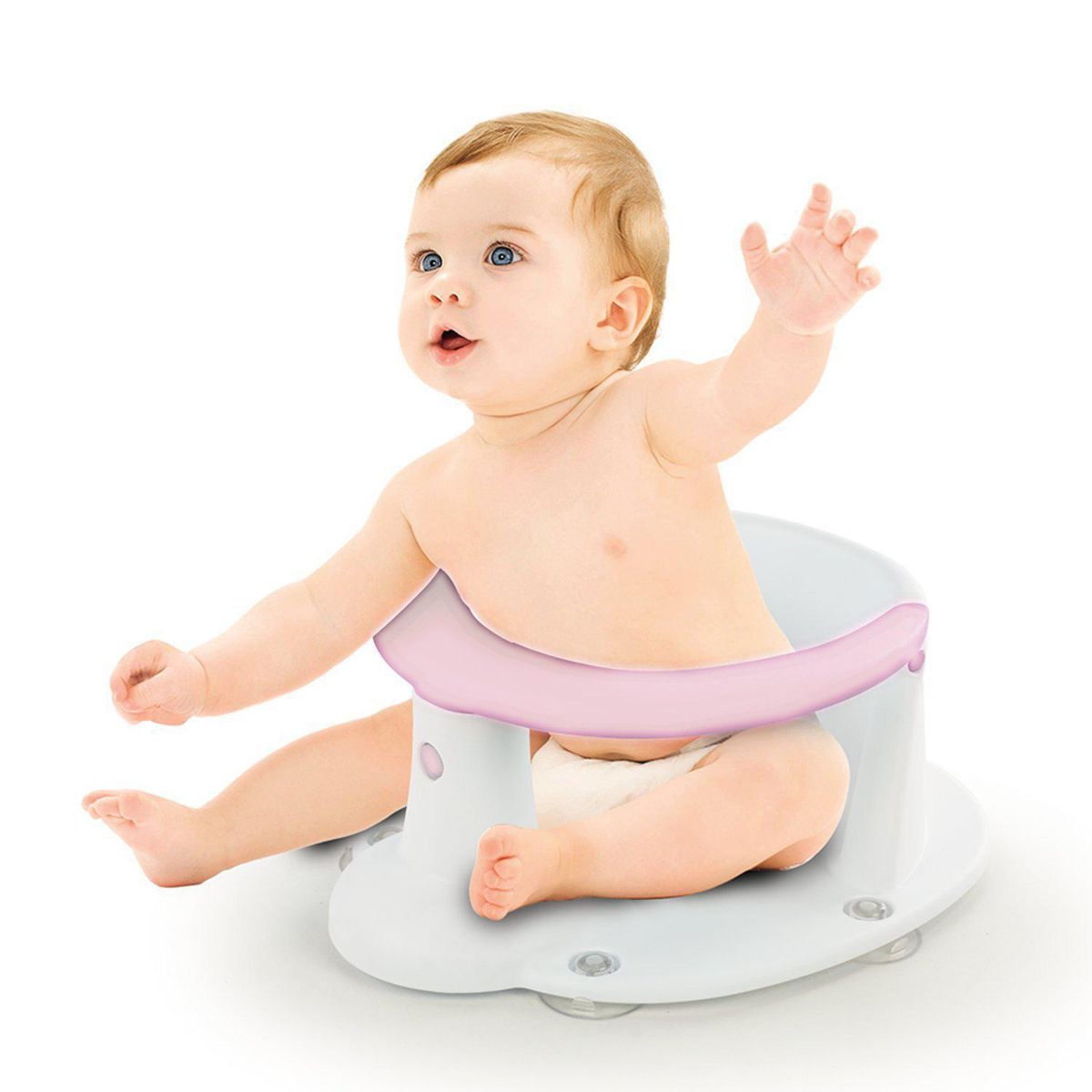 KIDSCOOL - Asiento de baño bebé rosado