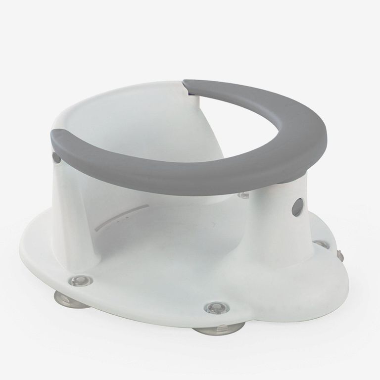 Asiento de baño para bebé gris