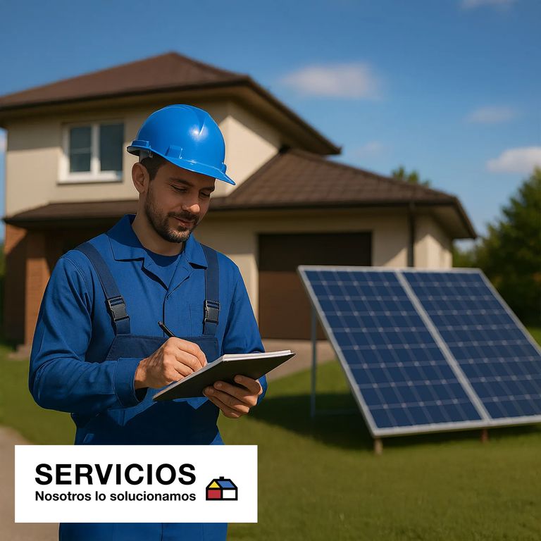 SERVICIOS HOGAR Visita Presupuesto Instalación Sistema Paneles Solares