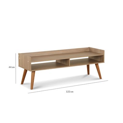 Imagen 2 del producto Rack TV 50 "" Barras Nogal Africano 122x44x40 cm