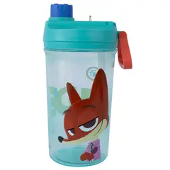 DISNEY - Botella doble Plástico 500 ml Turquesa