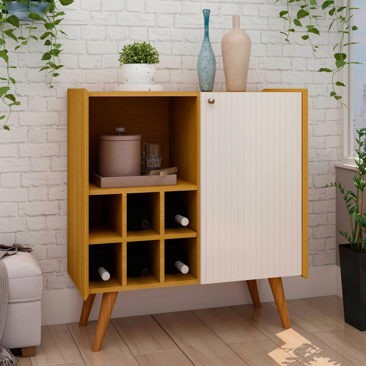 BE DESIGN - Buffet 0574.0001 Caramelo beige 80x36x86.4 cm