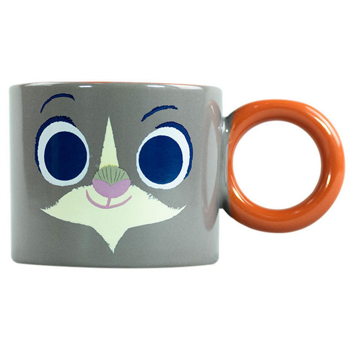 DISNEY - Tazón 400 ml Cerámica Zootopia 2 Gris