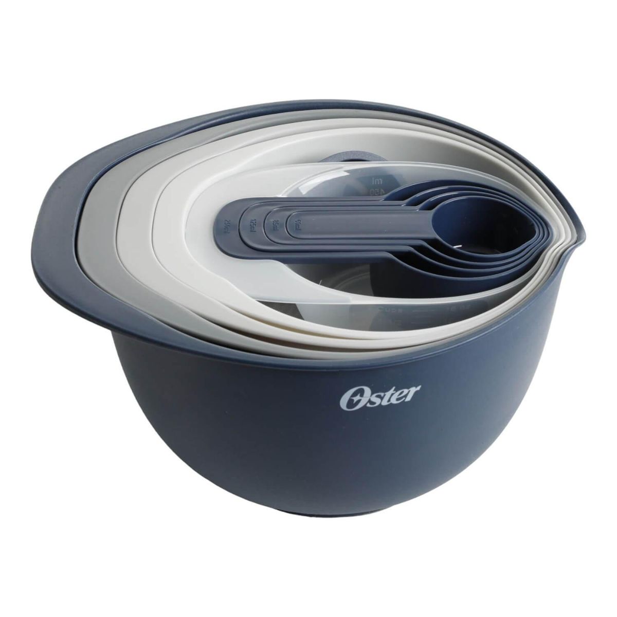 OSTER - Set de 12 piezas para hornear bowls y medidos Baker