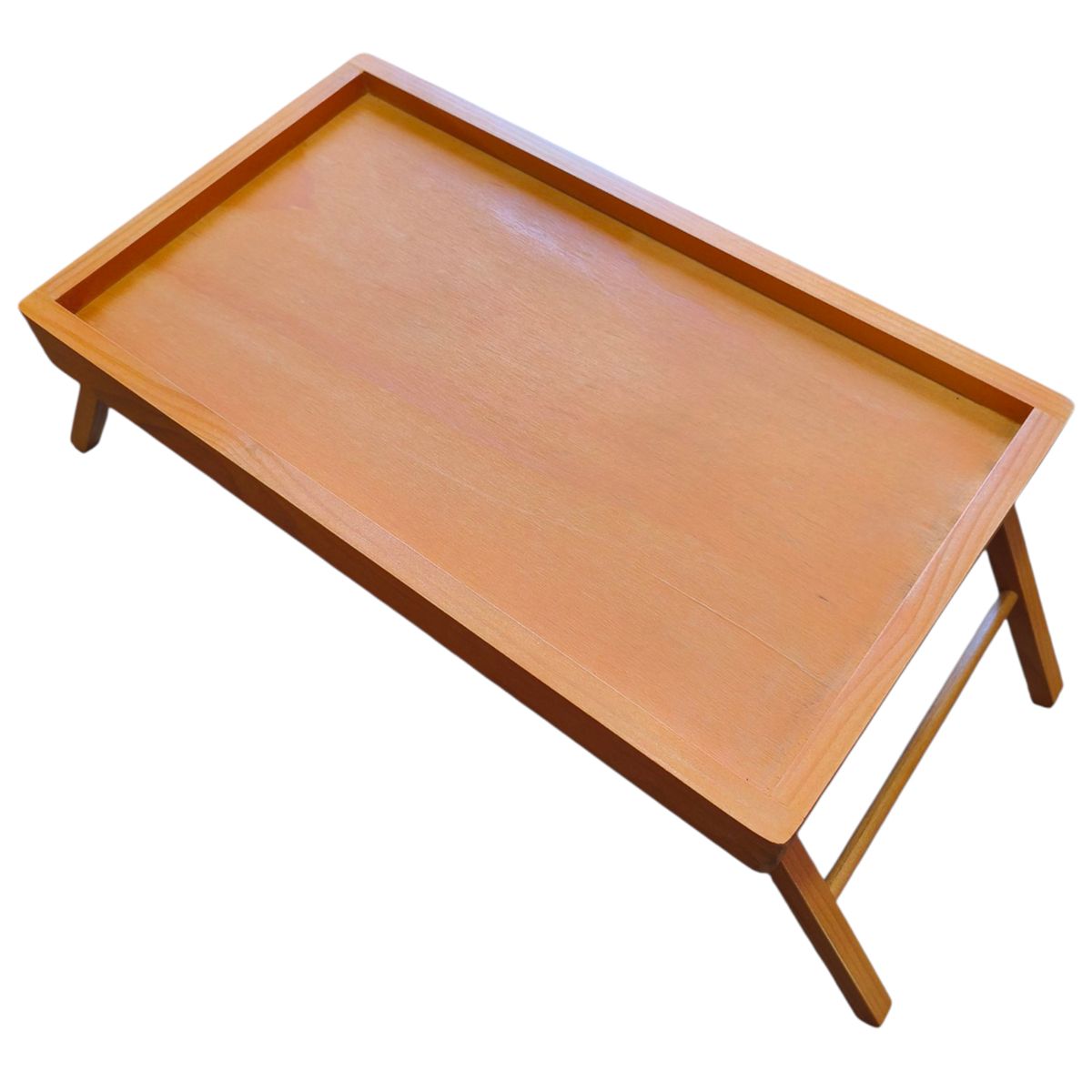 CASA BONITA - Bandeja desayuno Madera Rectangular 27x47 cm Café