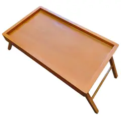 CASA BONITA - Bandeja desayuno Madera Rectangular 27x47 cm Café