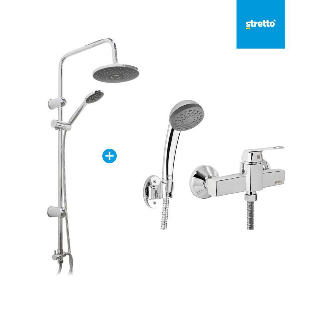 STRETTO - Pack Columna Rimini + ducha Modena Eco
