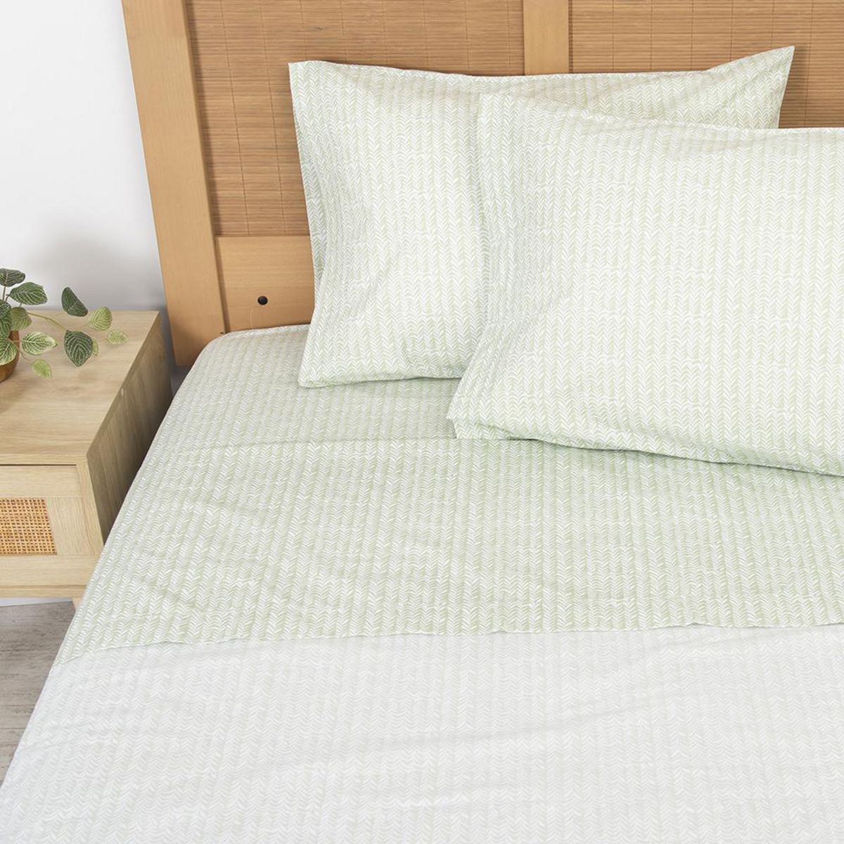 MASHINI - Sabana Aqua 2 plazas 200 Hilos Multicolor