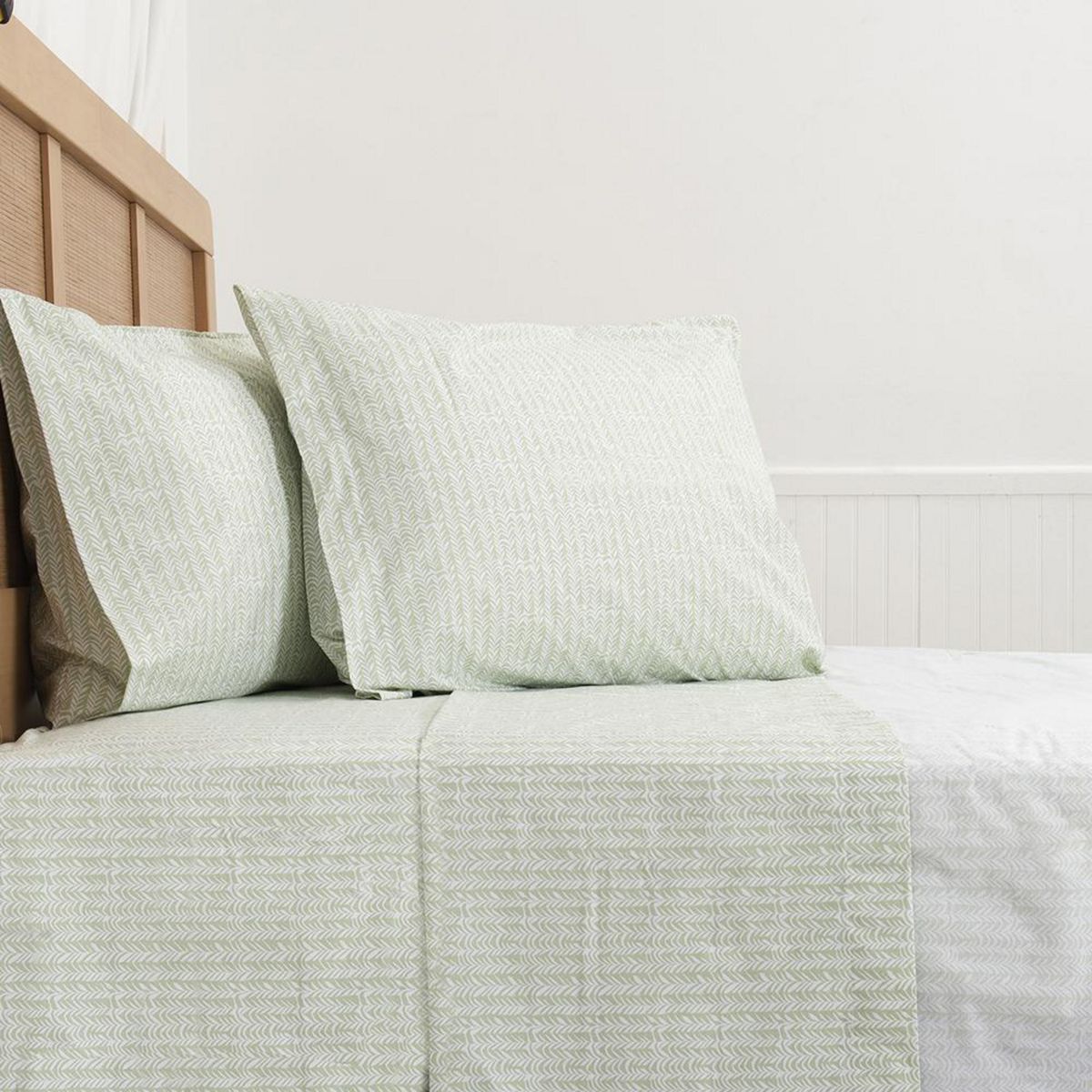 MASHINI - Sabana Aqua 2 plazas 200 Hilos Multicolor