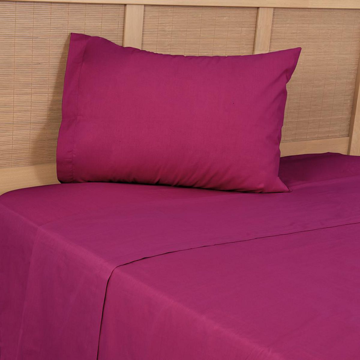 MASHINI - Sabana Liso 1.5 plazas 144 Hilos 