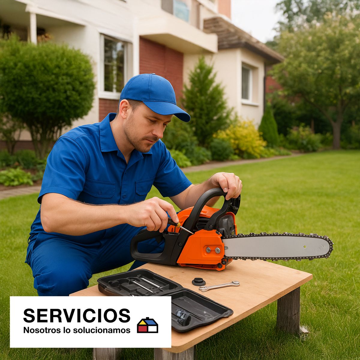 Puesta en marcha a Domicilio Motosierra RM, marca SERVICIOS HOGAR - Foto Principal