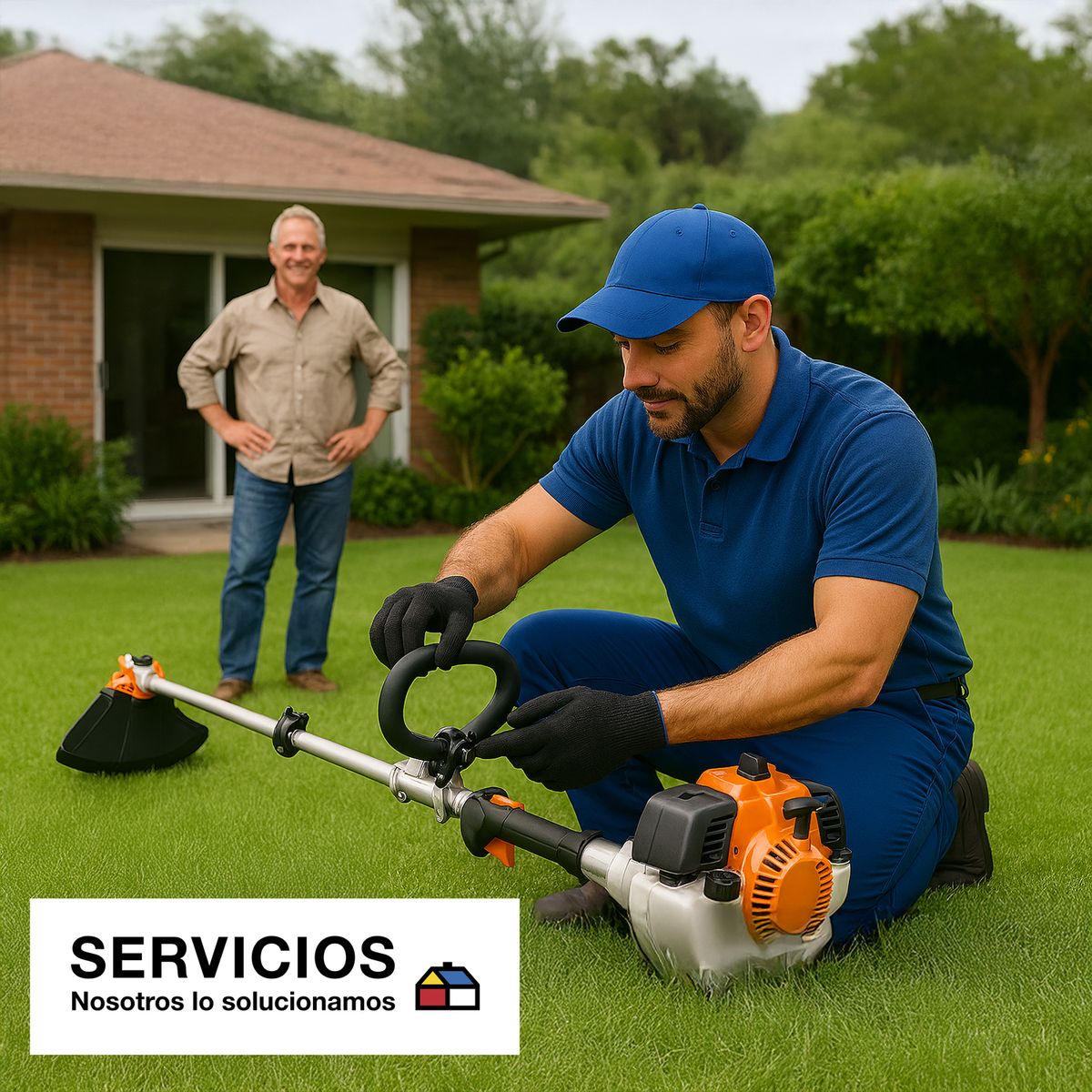 SERVICIOS HOGAR - Puesta en marcha a Domicilio Desbrozadora RM