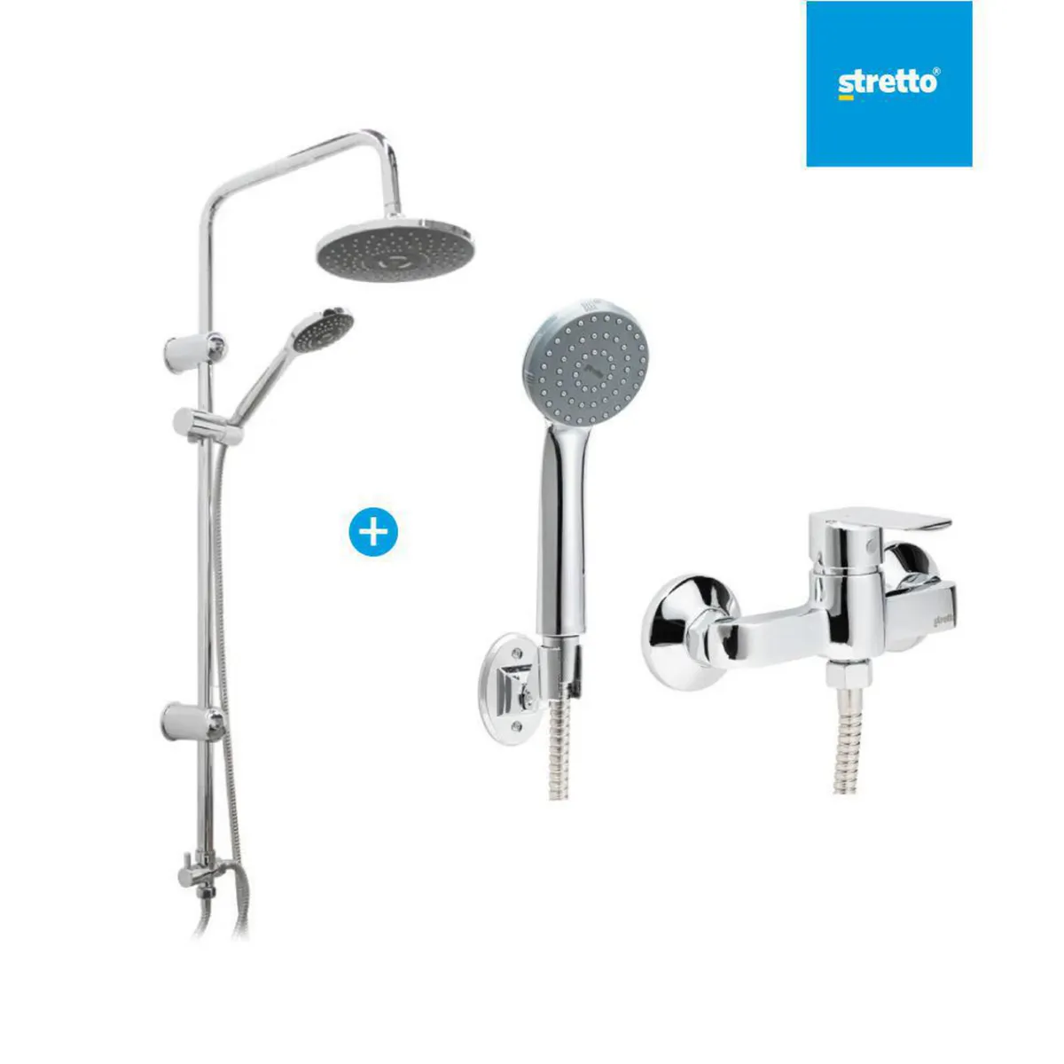 STRETTO - Pack Columna Rimini + ducha Priego