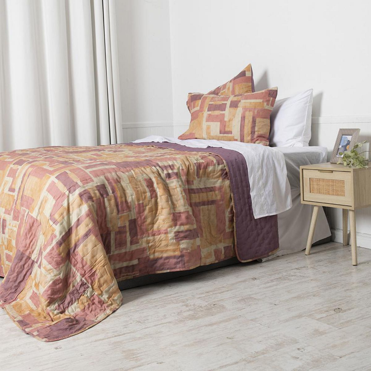 MASHINI - Quilt 2 plazas Cube 