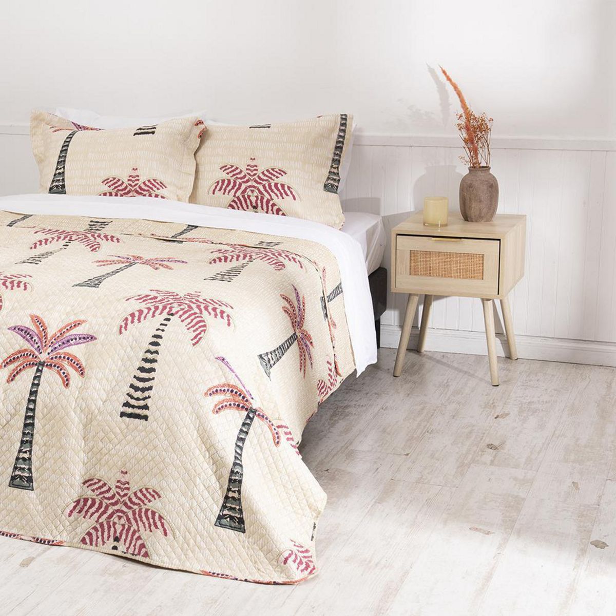 MASHINI - Quilt King Palmeras Multicolor 