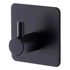 FIXSER - Ganchos Acero Cuadrado Negro