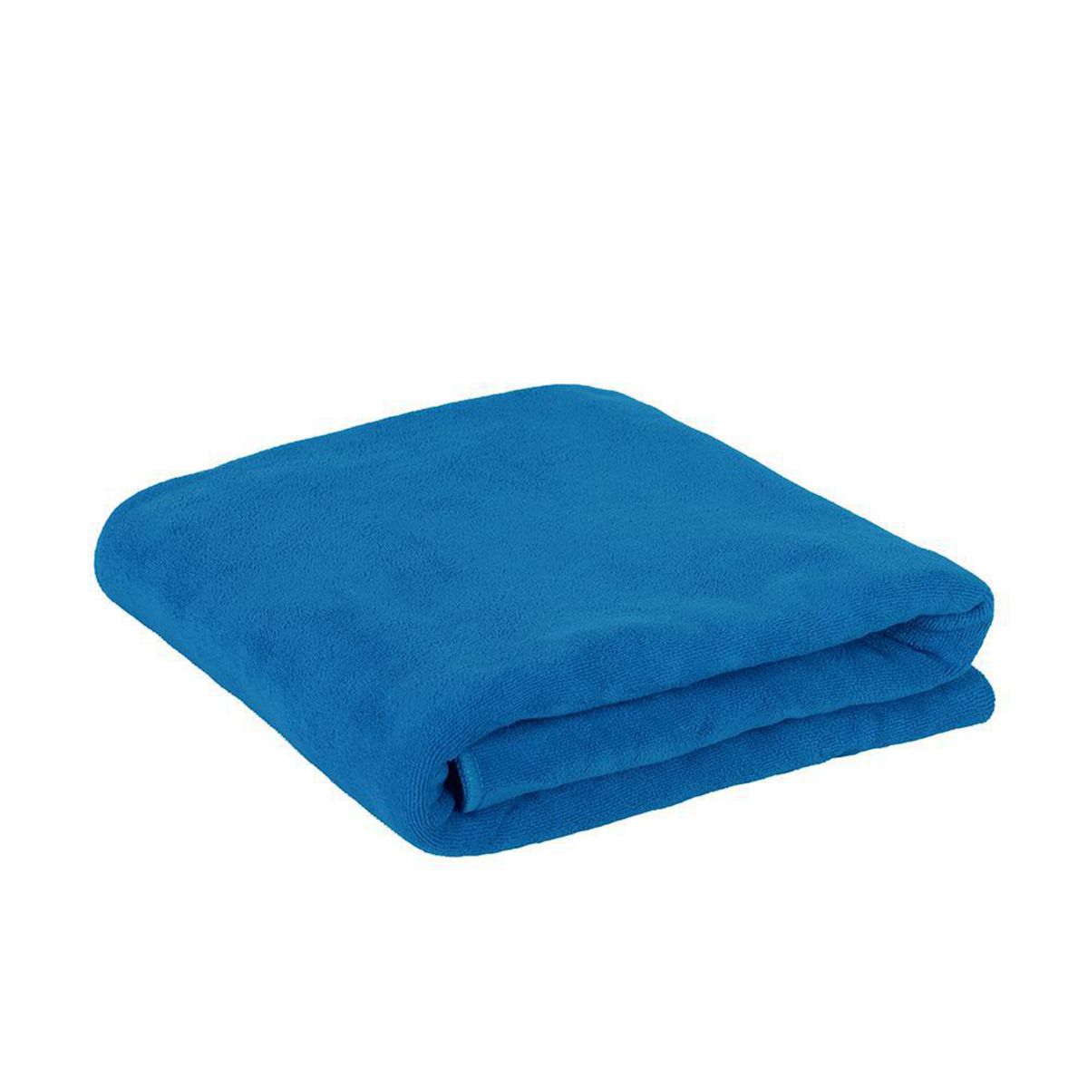 MASHINI - Toalla Deportiva 410 gr Poliéster 80x160 cm Azul