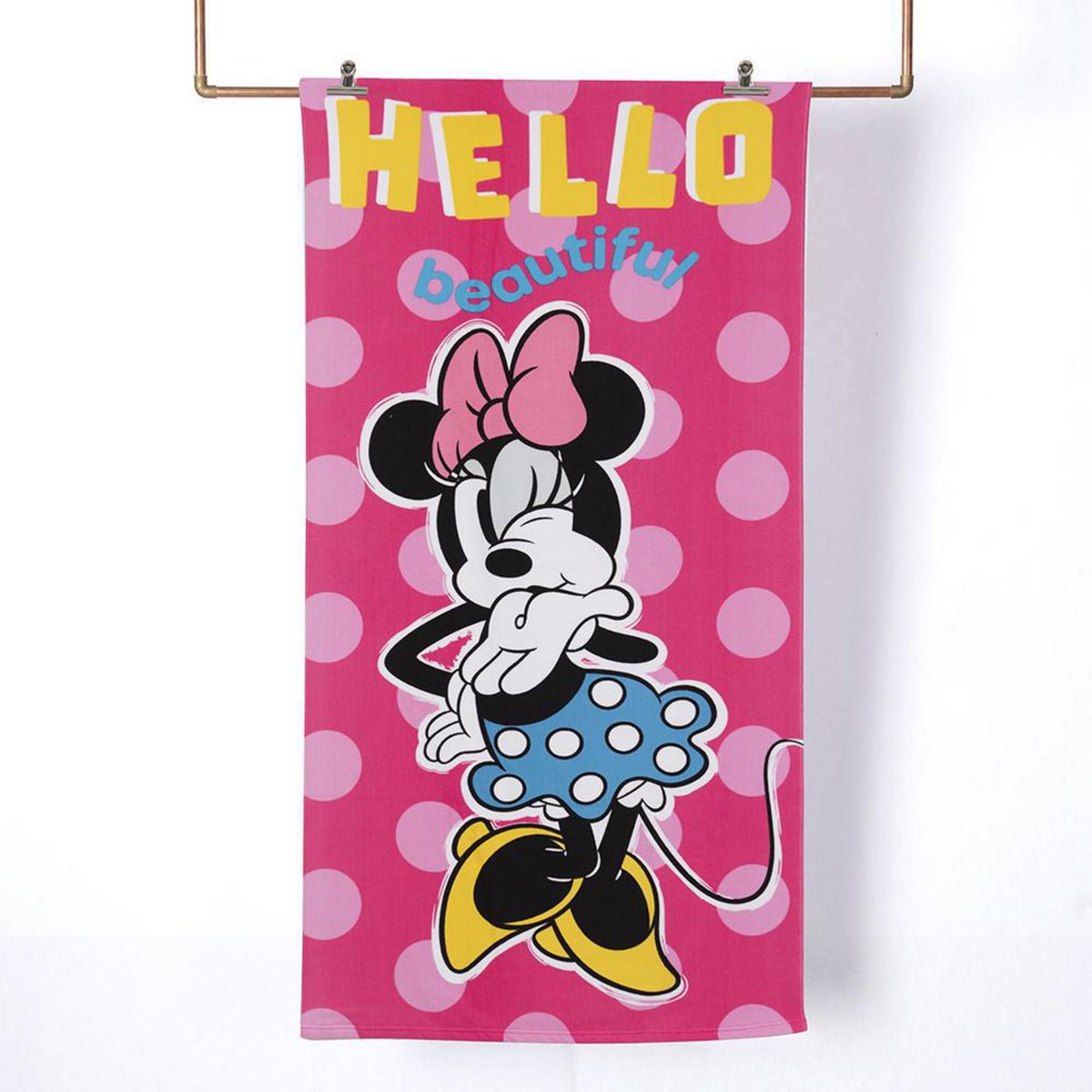 MASHINI - Set Toalla 70x140 cm + Lentes de Sol Minnie Hello