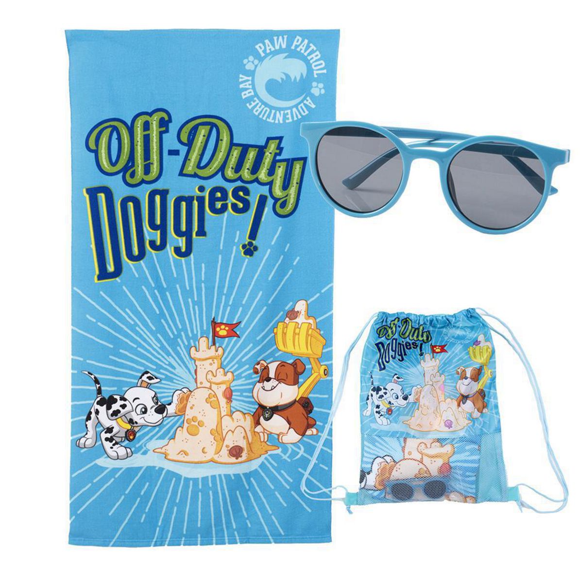 MASHINI - Set Toalla 70x140 cm + Lentes de Sol Doggies