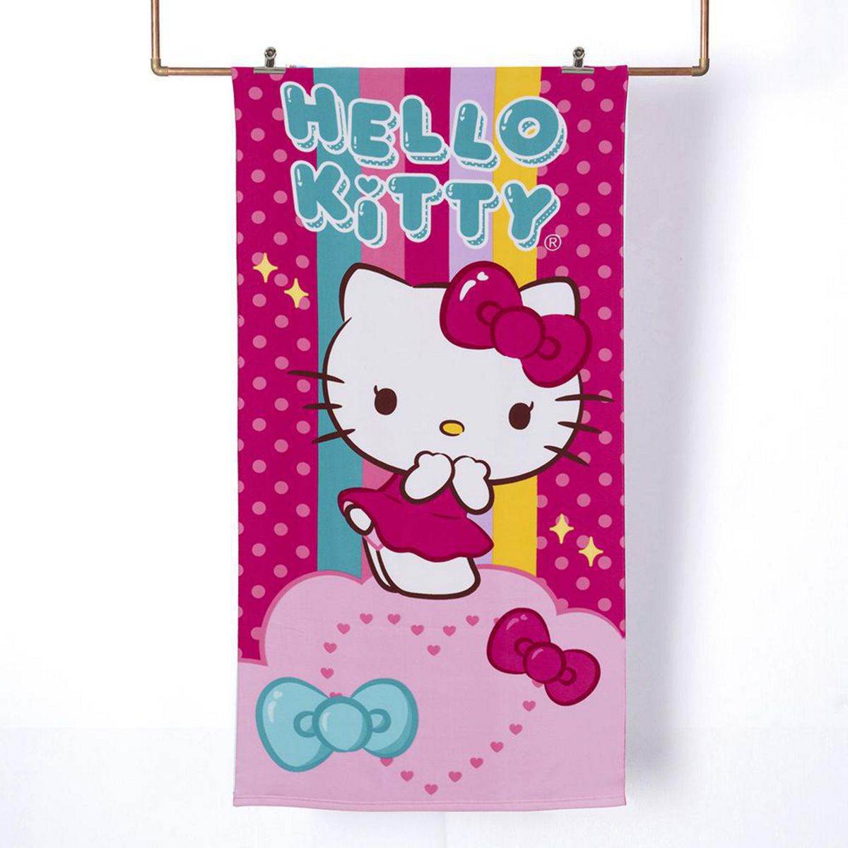 MASHINI - Set Toalla 70x140 cm + Lentes de Sol Hkitty Punto