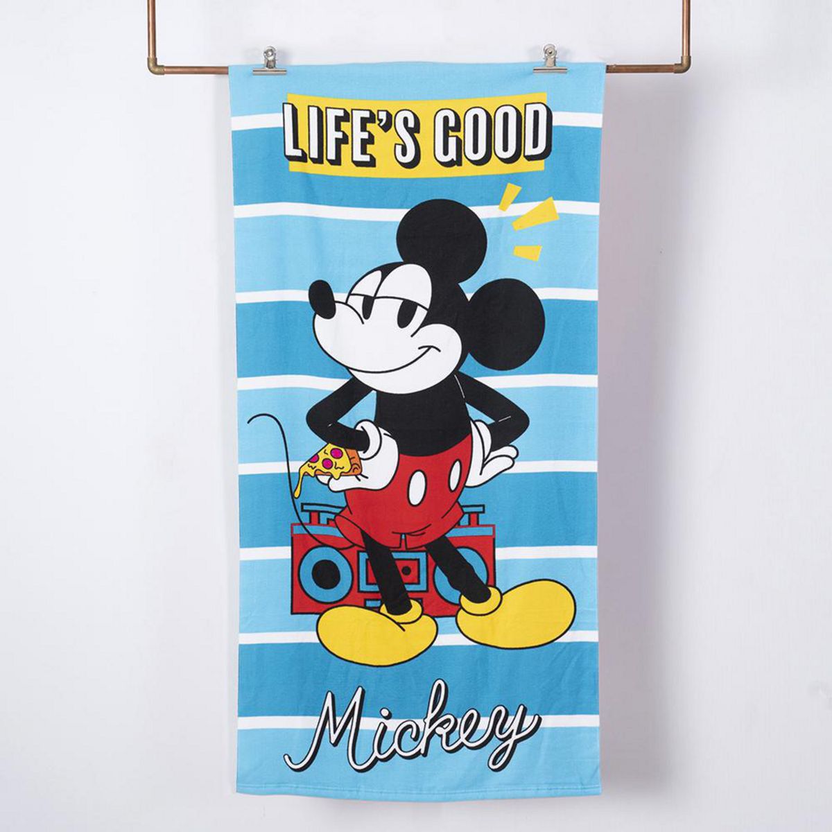 MASHINI - Set Toalla 70x140 cm + Lentes de Agua Mickey