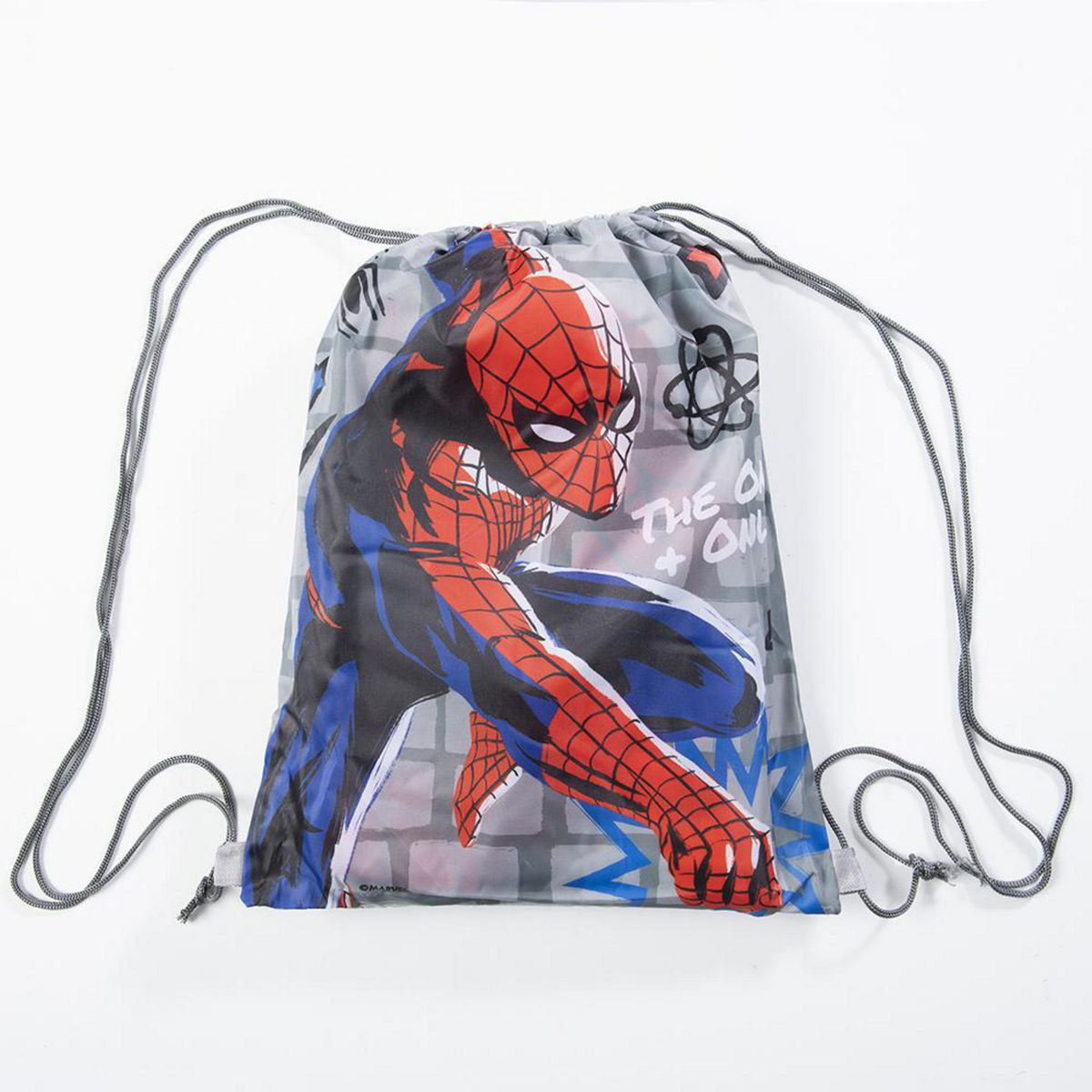 MASHINI - Toalla Playa con Bolso 70x140 cm + 33x42 cm Spiderman Only